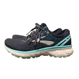 Brooks Ghost 11 Rubber Running Shoes Sneakers Blue Purple Womens Size 7.5 Wide